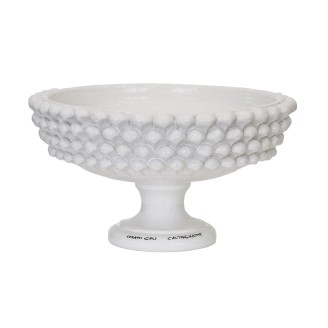 vaso in ceramica bianca