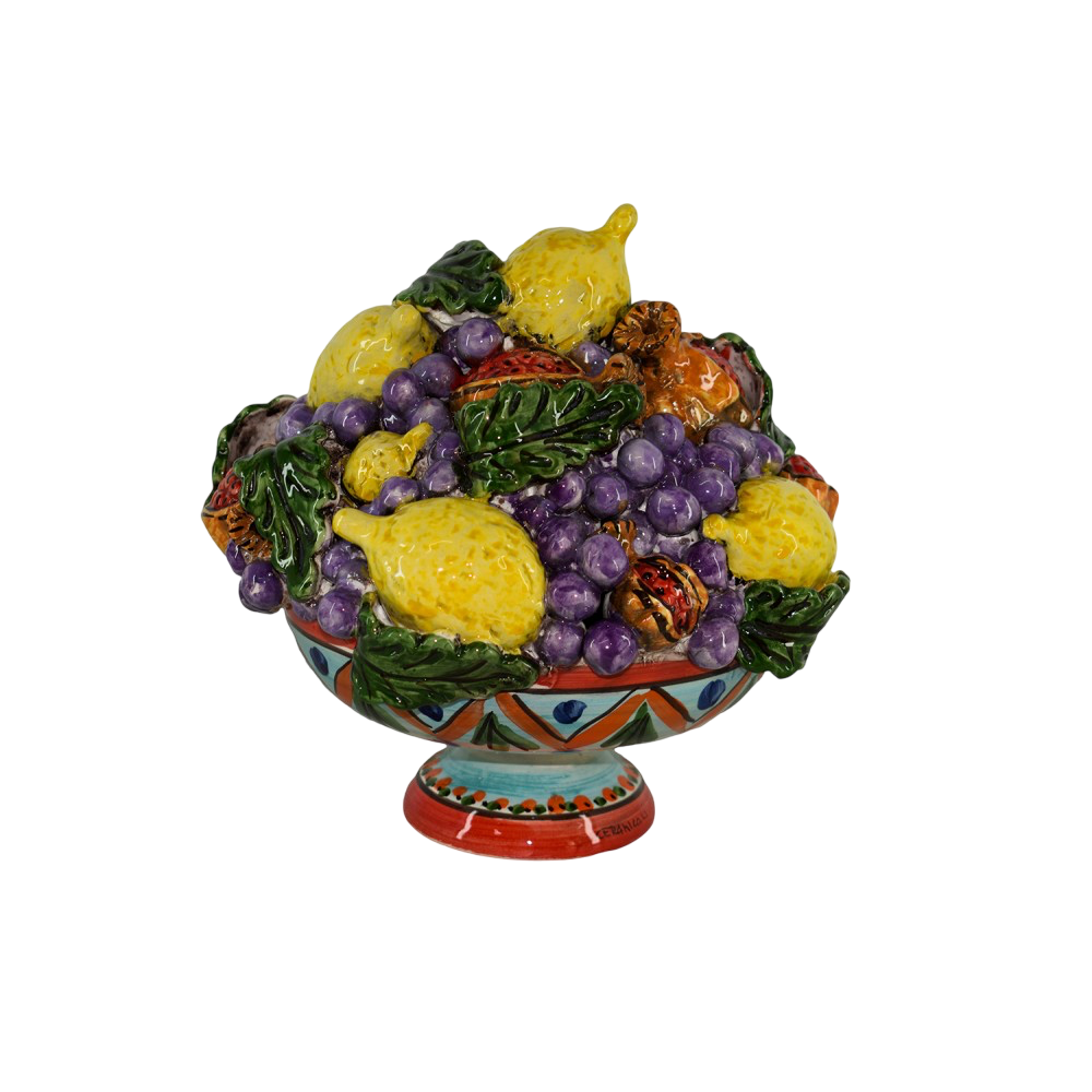 centrotavola con frutta decorata