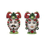 Coppia Rossa e Verde 12cm