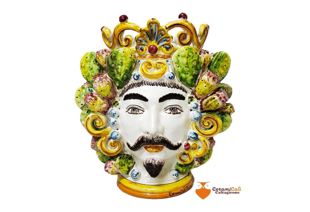 ceramica caltagirone teste di moro