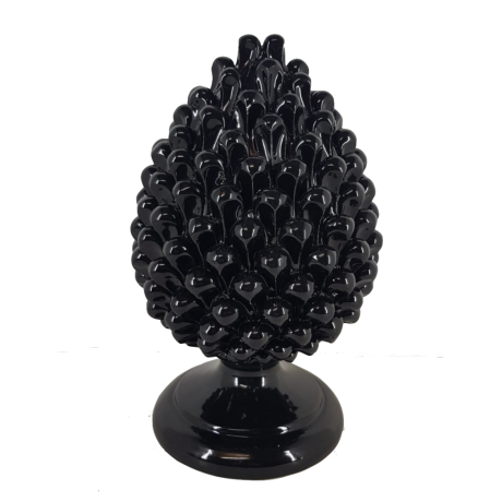 pigna in ceramica nera