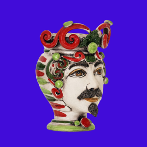 Teste di Moro in ceramica siciliana di Caltagirone –