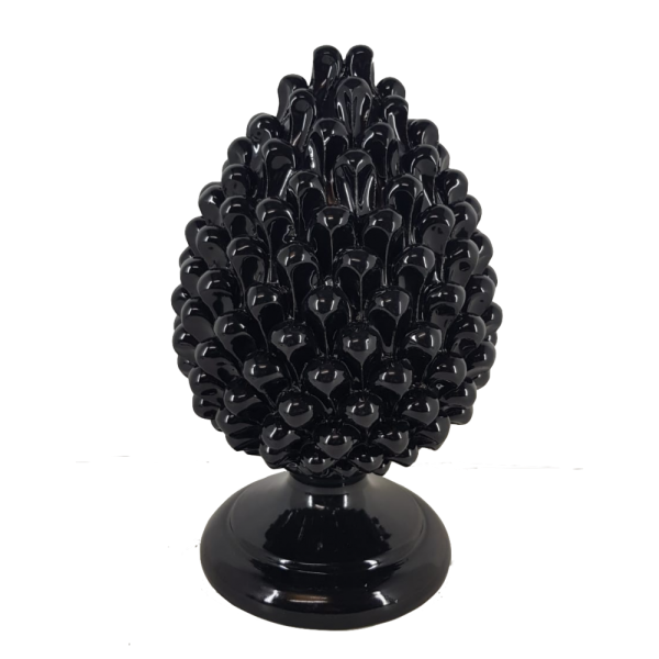 pigna in ceramica nera
