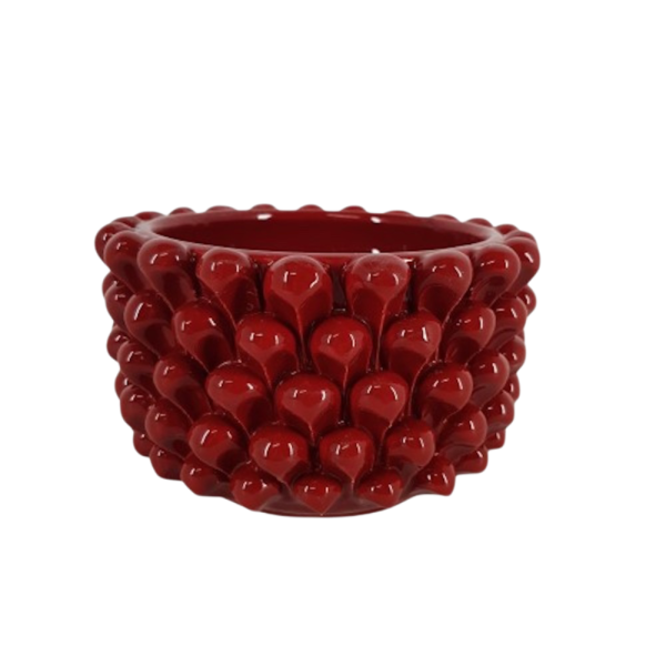 porta-piante-nero-ceramica-caltagiorne