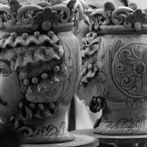 Vaso ceramiche di Caltagirone
