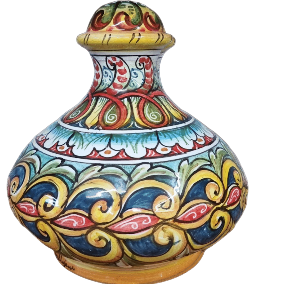 Lume Blue ceramica Caltagirone