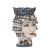 Testa Femmina Blu E Arancio 30/40