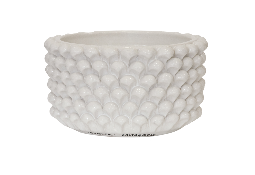 Vaso porta piante bianco