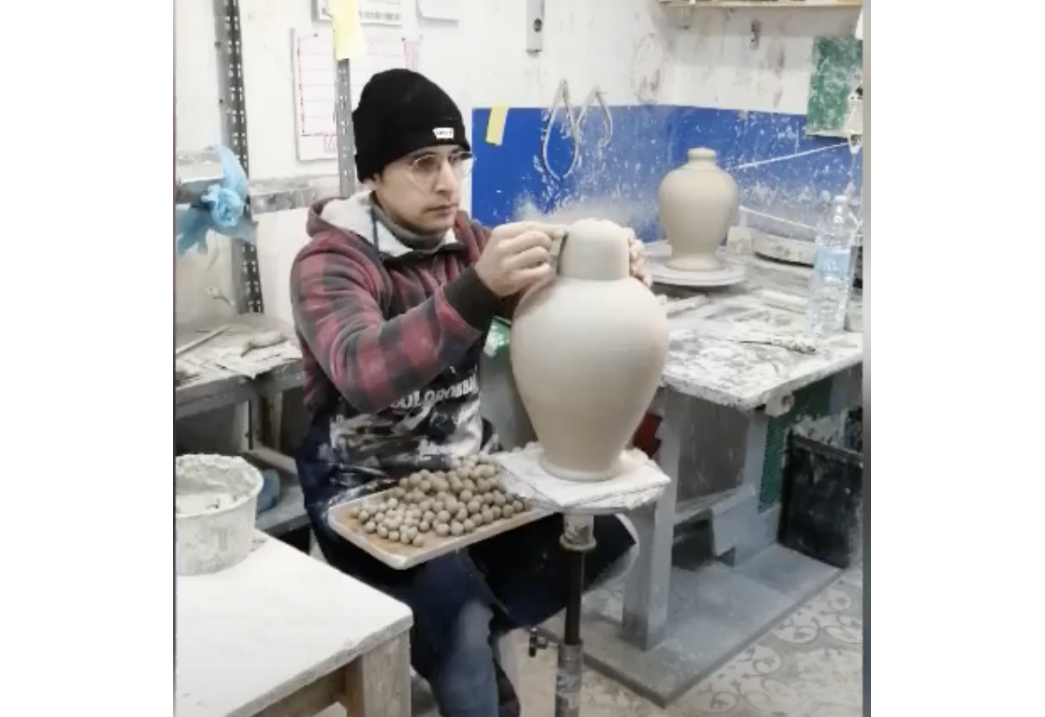 Realizzazione originale della ceramica Caltagirone